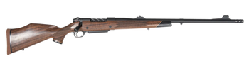 Weatherby MFT01N653WR8B Mark V Frontier Full Size 6.5-300 WBY Mag 3+1 26" + 2" Graphite Black Cerakote Threaded Barrel, Graphite Black Cerakote Steel Drilled & Tapped Receiver, Oiled Walnut Monte Carl