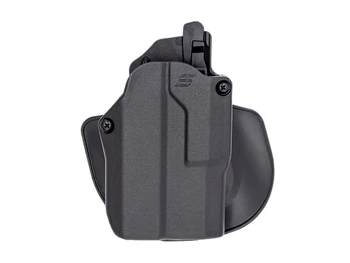 Safariland SOLIS1565A0C3411 Solis ALS OWB Black Belt Slide/Paddle Mount Right Hand