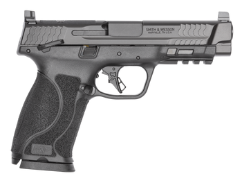Smith & Wesson 14505 M&P M2.0 Full Size 10mm Auto 10+1 4.60" Black Armornite Stainless Steel Barrel & Optic Cut/Serrated Slide, Black Polymer Frame w/Picatinny Rail, Interchangeable Palmswell Grip    