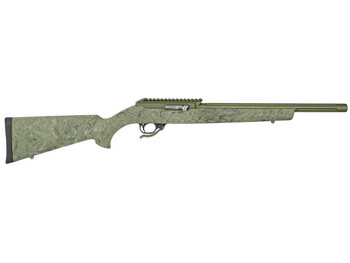 Tactical Solutions ATE2MODBHGGRN X-Ring VR Gen2 22 LR Matte OD Green Barrel & Receiver, Hogue OverMolded Ghillie Green Synthetic Stock