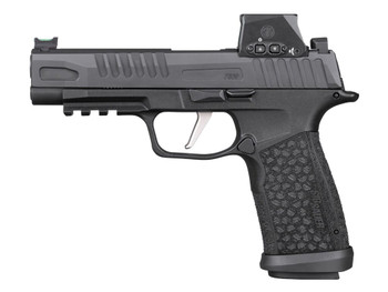 Sig Sauer 365XF9BFORXSL P365 Fuse w/Optic Compact 9mm Luger 21+1 4.30" Black DLC Barrel, Black Nitron Stainless Steel Serrated w/Optic Slide, Black DLC Stainless Steel Frame w/Beavertail & Picatinny R