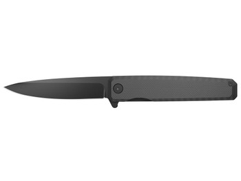 Outdoor Edge PL2C Peleus 3.10" Folding Clip Point Plain Black Oxide 8Cr13MoV SS Blade G10 Handle