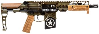 BATTLE TANKER300P TANKER 7.5" 300BLK PISTOL*BRACE*