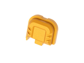 Tyrant CNC TDG43X48SPGOLD Slide Cover Plate Chevron Design Glock 43x/48 Gold Aluminum