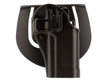 Blackhawk 410561BKR Serpa CQC OWB Size 61 Matte Black Polymer Belt Loop/Paddle Fits Sig P250/P320 Right Hand