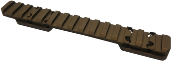 Talley PX0SB735   Smoked Bronze Cerakote Browning X-Bolt Picatinny Rail Mount Magnum Action                                                                                                             