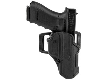 Blackhawk 410757BKR T-Series L2C Non-Light Bearing OWB Black Polymer Belt Slide Fits S&W M&P/SD/Taurus PT 24/7 Pro Right Hand
