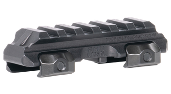 Reptilia LLC 100271 RMU Mount 6 Slot Black 7075-T6 Aluminum Mil-Spec 1913 Picatinny Rail Mount                                                                                                          