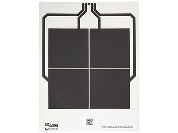 Sig Sauer SCT356 T300 Replacement Target 4 Square Hanging Black/White
