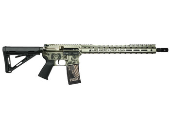 Black Rain Ordnance 24111203S Trump FX Custom Limited Edition 5.56 NATO 30+1 Silver Spec 15