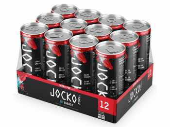 Jocko Fuel 29777 Nitro Pop Energy Drinks 12oz 12Pack