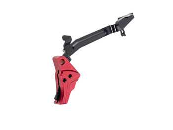 Tyrant CNC TDGTRIG34REDBLACKBAR I.T.T.S Trigger/Bar Red/Black Fits Glock Gen3-4