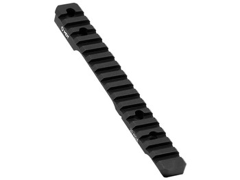 Mdt Sporting Goods Inc 102357BLK 20 MOA Picatinny Scope Base Black Anodized Aluminum 11" Long Fits Howa 1500 Long Action