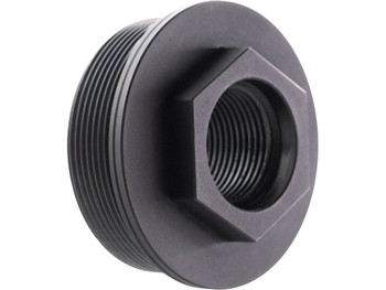 CMMG 11DB017 Zeroed HUB Mount Fits 1/2"x28 Stainless Steel Black