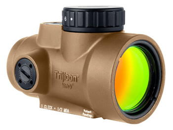 Trijicon 2200325 MRO SD Coyote Tan 1x25mm 2 MOA Red Dot Reticle