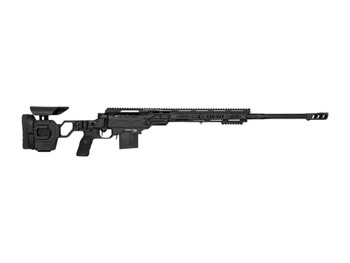 Cadex Inc CDX33LITE33827BR30I2D3 CDX-33 Lite 338 Lapua Mag 5+1 27" Black DLC Fluted Threaded Barrel, Black Cerakote Receiver w/Picatinny Rail, M-LOK Handguard, Adjustable Folding Black Buttstock, Blac