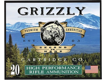 Grizzly Ammo GC45/70+P10 45-70Gov+P 525gr Full Metal Jacket Flat Point 20 Per Box/10 Case