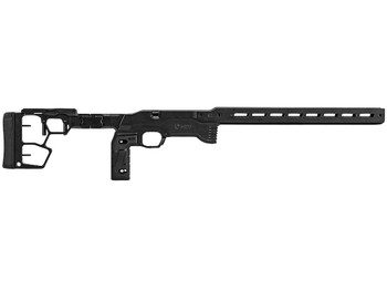 Mdt Sporting Goods Inc 114882BLK ACC Premier Gen2 Chassis System Cerakote Black Aluminum Fits Ruger American Rimfire Right Hand