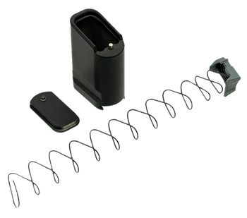 Shield Arms SAS15ME10BLK Magazine Extension  Extended 10rd Compatible w/ Shield Arms S15 Magazine Black Anodized Aluminum                                                                               