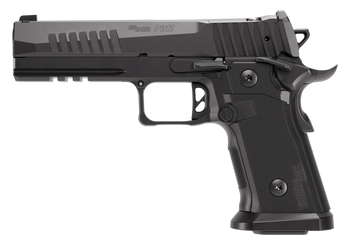 Sig Sauer 211F9GT510 P211 GT5 Full Size 9mm Luger 10+1 5" Black Barrel, Black Nitron Stainless Steel Optic Ready/Serrated Slide & Frame w/Beavertail & Picatinny Rail, G10 Grip Panels, SIGLOC-PRO Footp