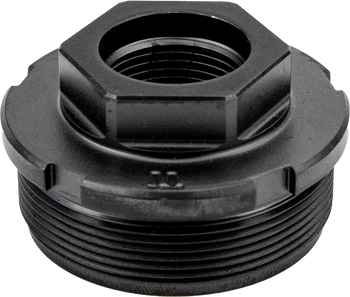 Kgm Suppressors A-DTA-T-3  Direct Thread Adapter Fits 3/4"x24 Titanium Nitride Black                                                                                                                    