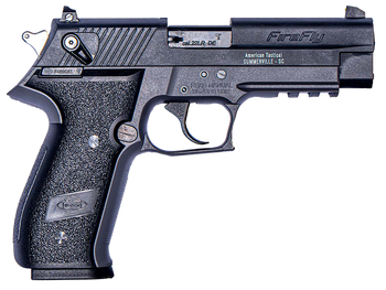 GSG GERG2210FF FireFly  22 LR 10+1 4" All Black Steel Barrel, Serrated Slide, Black Zinc Alloy w/Accessory Rail Frame, Black Polymer Grip                                                               