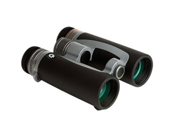 Konus 2348 Prince 8x42mm Bak-4 Prism, Center Focus, Black/Silver Aluminum w/Rubber Armor