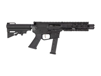 Dpms Panther Arms DP51655231780 Kitty Kat G9 9mm Luger 27+1 4" Black Nitride Heavy Threaded Barrel, Black Hardcoat Anodize Aluminum Receiver w/Picatinny Rail, M-LOK Handguard, Black Polymer DPMS CAR B