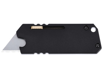 CRKT 9917 C.U.T. Sk-5 Steel OTF 0.62" Satin Blade, Titanium Handle 3.30" Long, Includes Pocket Clip