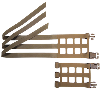 High Speed Gear 40PCC4CB Core Cummerbund 4 Column Coyote Brown Cordura                                                                                                                                  
