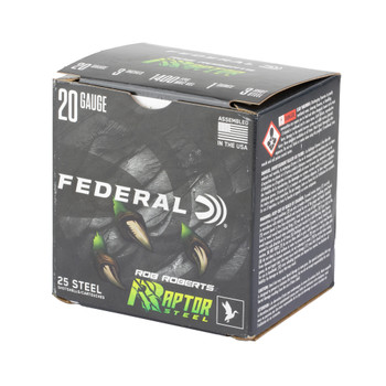 FED RAPTOR STEEL 20GA 3" 1OZ #3 25