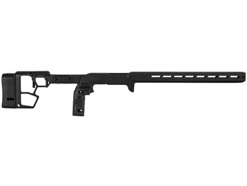Mdt Sporting Goods Inc 116079BLK ACC Premier Gen2 Chassis Cerakote Black Aluminum Fits Ruger American Rimfire 34.40" OAL