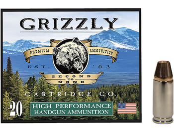 Grizzly Ammo GC9+P+49mm+P Luger 124gr Full Metal Jacket Flat Point 20 Per Box/10 Case