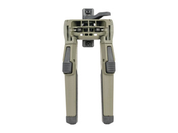Savage Arms 56450 M-LOK Bipod 7.20"-10" High Green Polymer