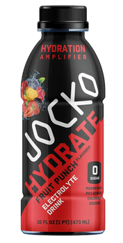 Jocko Fuel 29753 Fruit Punch Hydrate Drink 16oz 12Pack                                                                                                                                                  