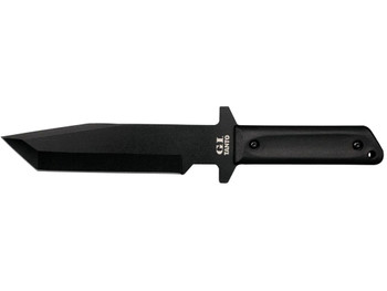 Cold Steel CS80PGTK G.I. 7" Fixed Tanto Plain Black Rust Resistant Finish 1055 Carbon Steel Blade/Black Polypropylene Scales Handle Includes Sheath