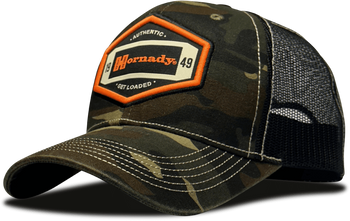 Hornady Gear 32830 Trucker  Camo Hornady Patch                                                                                                                                                          