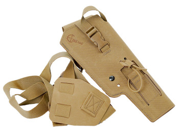 Cole-tac VW212 Varmint Wrangler Pistol Holder Coyote Brown Left Hand