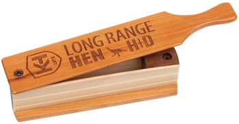 Knight & Hale KHT0207 HD Long Range Hen Box Call Turkey Sounds Cherry/Walnut                                                                                                                            