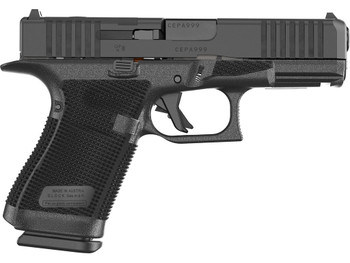 Glock P61950201 G19 Gen6 9mm Luger 10+1 4.02" Black GMB Barrel & Optic Ready/Serrated Slide, Black Polymer Frame w/Accessory Rail, Interchangeable Backstrap Grip, Ambidextrous
