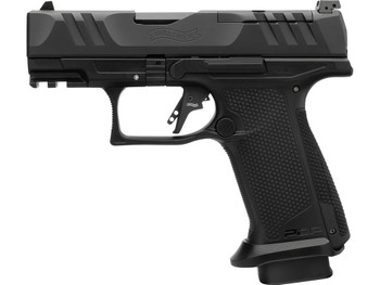 Walther Arms 4797054 PDP F-Series Pro E 9mm Luger 10+1 3.50" Black Steel Barrel, Black Optic Ready/Serrated Steel Slide, Black Polymer Frame w/Picatinny Rail, Interchangeable Backstrap Grip