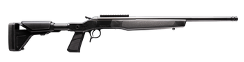 CVA CR4441XP Scout XP 400 Legend 1rd 20" Matte Stainless Steel Threaded Barrel & Receiver w/Picatinny Rail, Graphite Black Adjustable Synthetic Stock                                                   