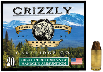 Grizzly Ammo GC380A2   380ACP 90gr Jacketed Hollow Point 20 Per Box/10 Case                                                                                                                             