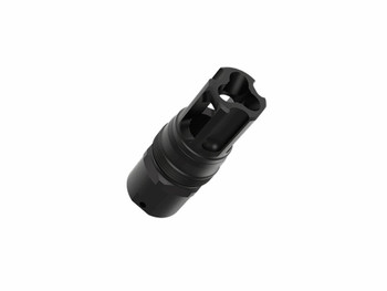 Liberty Precision Machine LPM-2005 Eclipse Pin & Weld Flash Hider Black Stainless Steel 1/2"x28 Threads 2.25