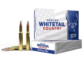 Nosler 40132 Whitetail Country 30-06Springfield 150gr 20 Per Box/10 Case