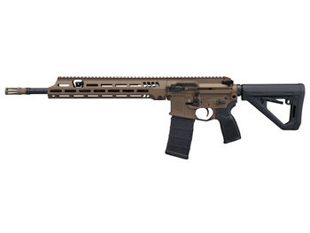 Sig Sauer R516G3556N16BBRZ 516 G3 5.56 NATO 30+1 16" Black Threaded Barrel, Bronze Cerakote Aluminum Receiver w/Picatinny Rail, M-LOK Handguard, Magpul DT Black Polymer Stock, AR Compatible Reduced An