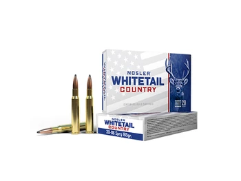 Nosler 40125 Whitetail Country 30-06Springfield 165gr Spitzer Boat Tail 20 Per Box/10 Case