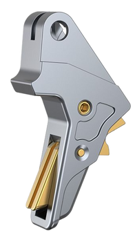Tyrant CNC TDMPTRIGFSCGREY/GOLD   Gray Fits S&W M&P Full-Size & Compact                                                                                                                                 