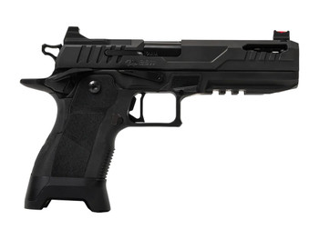 Oa Defense 2311 Pro Full Size 9mm Luger 21+1 5" Black DLC Ported Barrel, Black Steel Optic Ready/Serrated Slide, Black Aluminum Frame w/Picatinny Rail, Black Polymer Grip, Ambidextrous