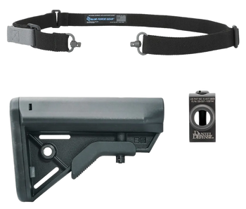 Blue Force Gear KSP0088BK M4 Modern Combat Sling Kit Black                                                                                                                                              